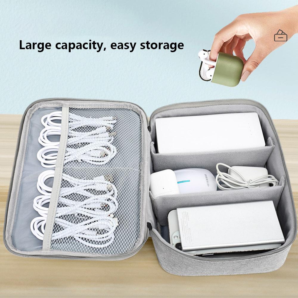 Size S 22x15x6.5cm Accessories Bag Travel Electronics Organiser Portable Waterproof Cables Case