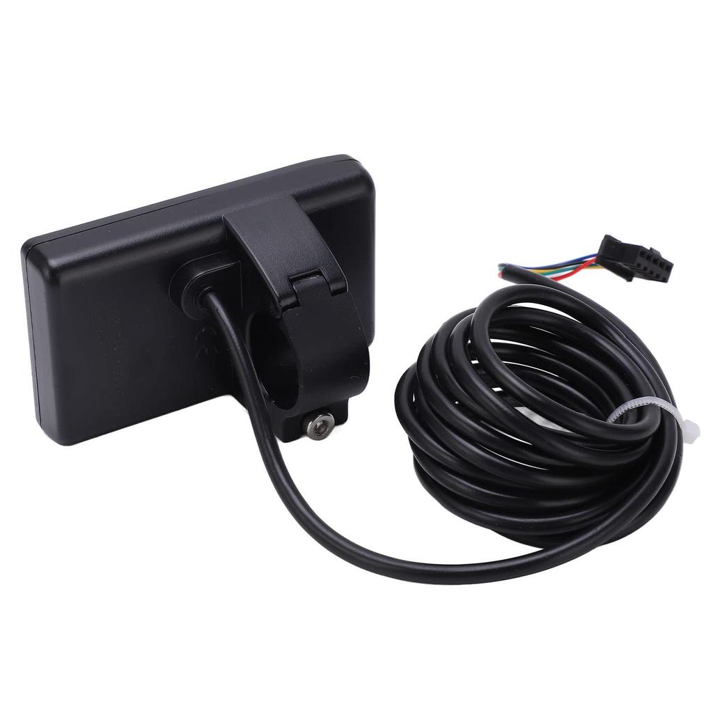 J-ouuoS866 Elektrisches Fahrrad Display LCD Messgerät 24V 36V 48V Elektroroller Bedienfeld mit SM-Stecker