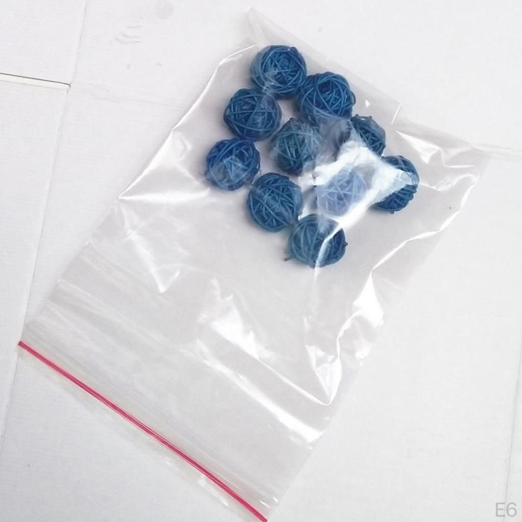 of 10 Pieces Large Wicker Rattan Balls - Decorative for Bowls, Vase Filler, Coffee Table