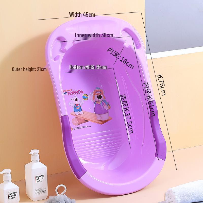 Foldable Baby Bathtub: Free Shipping, Large Size for Newborns and Kids