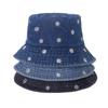 Populární Bavlněný Letní Klobouk Bucket Hat S Výšivkou Malých Sedmikrásek Čepice Pro Ženy Jarní Rybářský Klobouk Venkovní Cestování Sluneční Clona Dárek