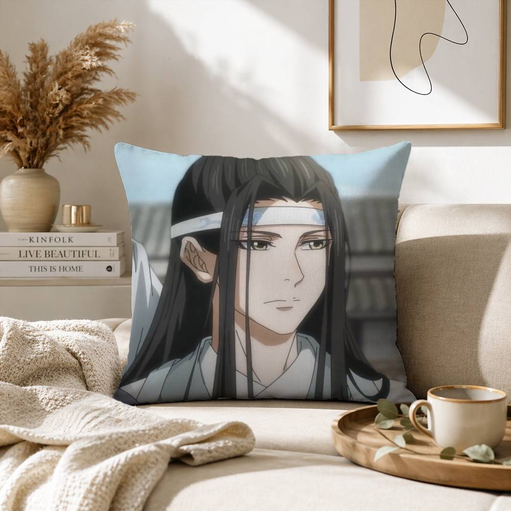 The Founder of Diabolism Mo Dao Zu Shi Pillow Case for Sofa Living Room Home office Decor Protective Cover