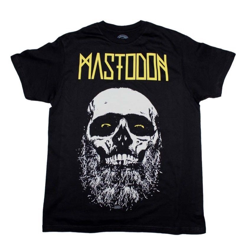 MASTODON T-shirt Skull Beard Admat Heavy Metal Band Licensed Men's Tee Unisex T-Shirt