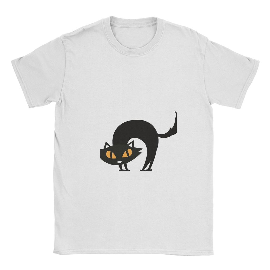 Mens Schrodingers Cat Revenge T Shirt Pure Cotton Clothing Crazy Short Sleeve Round Neck Tees Gift Idea TShirts