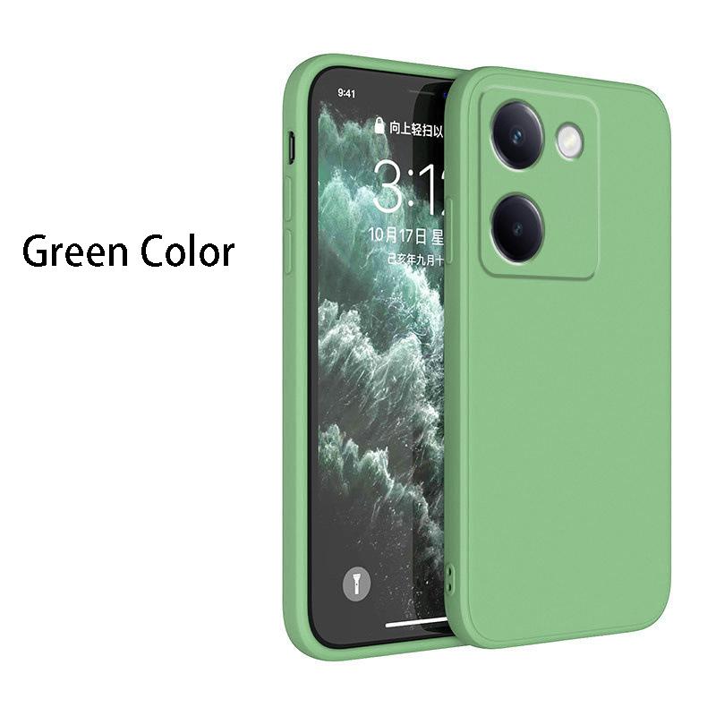 Square Liquid Silicone Phone Case For Xiaomi Pocophone POCO X6 X5 X7 M6 M7 Pro C61 C55 C65 C75 Matte Silicone Cover Fundas