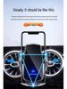Q3 Wireless Car Charger Mount: 15W Automatic Clamping Phone Holder for Navigation