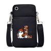 Halloween cute little ghost 26 letter messenger bag multi-function go out portable mobile phone bag