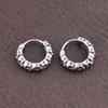 Punk Hip Hop Skull Hoop Earrings for Women Stainless Steel Trendy Charm Skeleton Hoop Earring Gothic Male Pop Jewelry