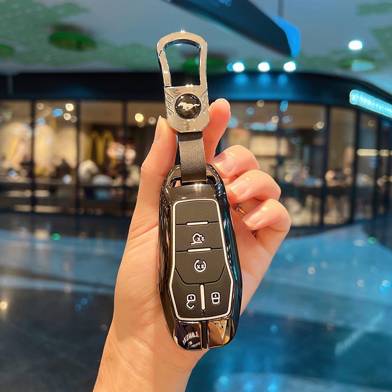 High-End Cobra Metal Key Case for 15-17 Ford Mustang