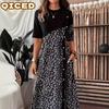 Fashion Summer Spring  Short Sleeve O-Neck Casual Dresses