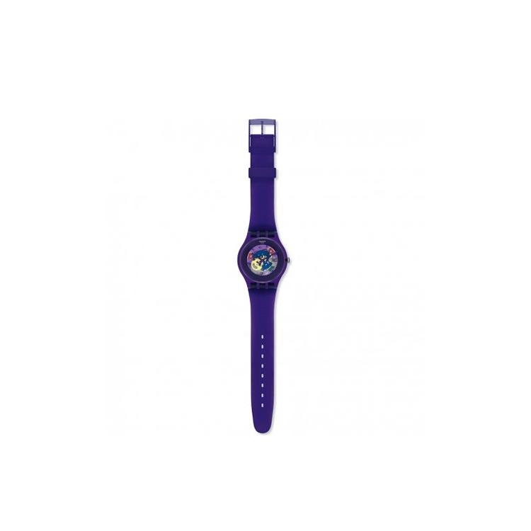 SWATCH Unisex Purple Watch SUOV100 SUOV100