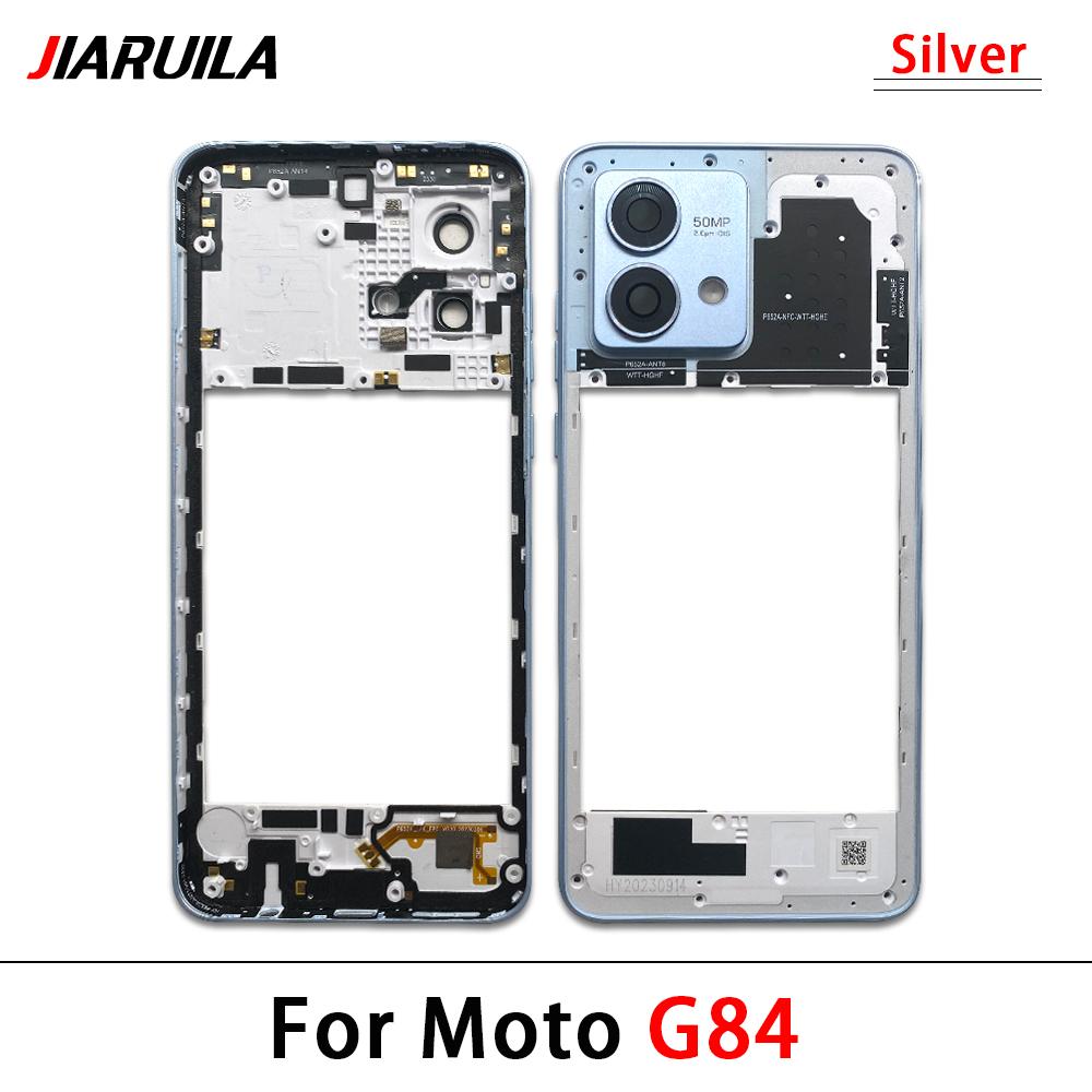 NUOVO Telaio Centrale Per Motorola Moto G13 G31 G41 G42 G84 G23 G6 Cornice Centrale Telaio Centrale Con Lente Fotocamera Parti di Ricambio