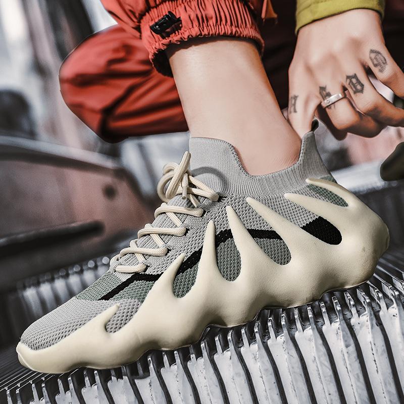 Putian Feizhi Coconut Shoes Men's 2025 / Dad Socks Boots Octopus Volcano Elastic Sports