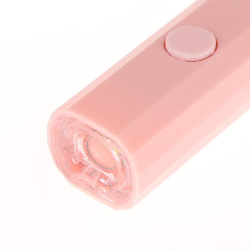 1 Set Chargeable Nail Dryer Machine Uv Led Nail Lamp Timing Display Handheld Mini Nail Lamp Family Quick Dry Flashlight Pen