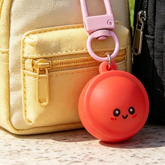 Mini Dumpling Keychain Pendant 6/8/10Pcs, Soft Cartoon Snack Accessories for Backpacks Keys Bags Office Lanyards