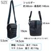 Mini Vertical Shoulder Bag with Multiple A5 and Gusseted Stylish Black Checkered Features a wallet gadget and slim Ideal for and everyday Men's