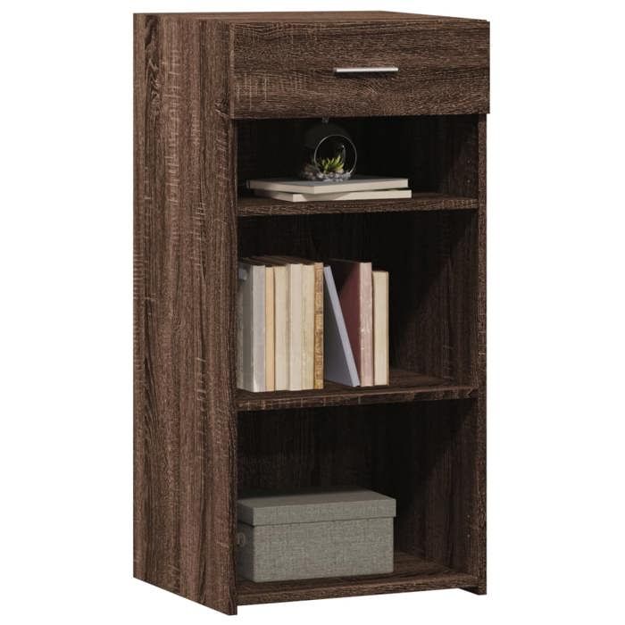VidaXL Buffet chêne marron 45x42,5x93 cm bois d'ingénierie, armoire, armoire latérale, armoire de rangement, armoire, 846326