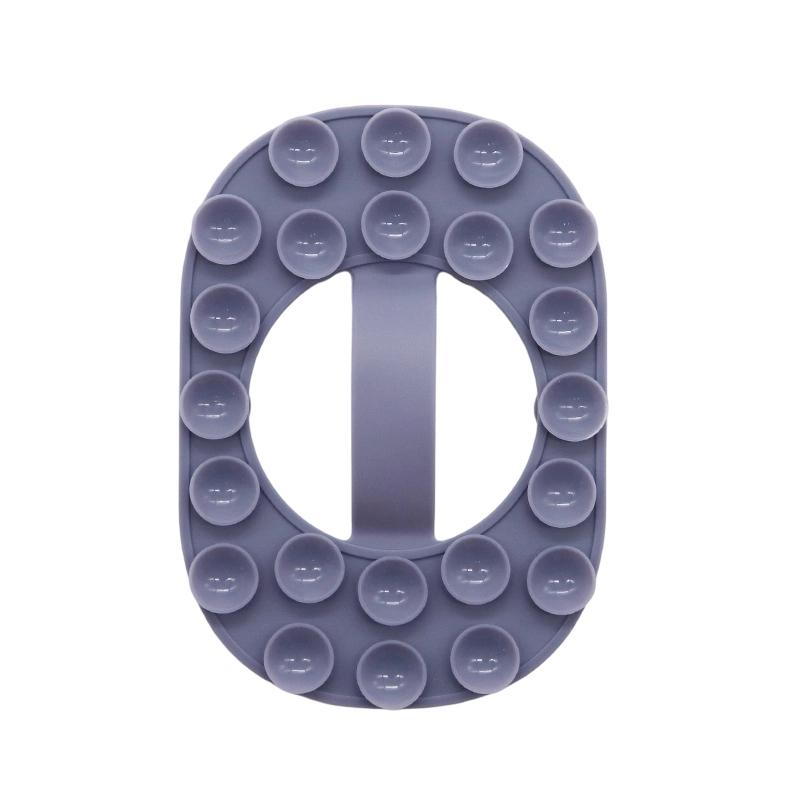 Double Side Silicone Pad For Mobile Phone Fixture Suction Cup Backed Adhesive Silicone Rubber Sucker Pad For Fixed Pad