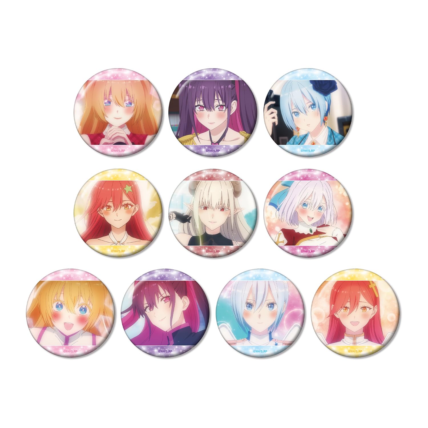 

TV Anime Trading Cosplay Scene Badges Box of 10 2.5-Dimensional Temptation