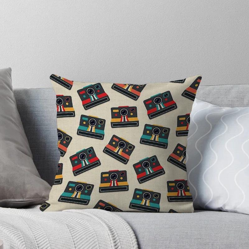 Haus Dekorativ Zuhause Kissenbezug für Sofa Kissenbezug 45*45 Nordisch 40*40cm 40x40cm 50x50 60x60 Wohnzimmer abstrakt schwarz grau