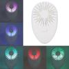 Quiet Operation Portable Handheld Fan, Multi-Functional Design Including Built-In Led Light, Adjustable Speeds, Usb Rechargeable, Compact And