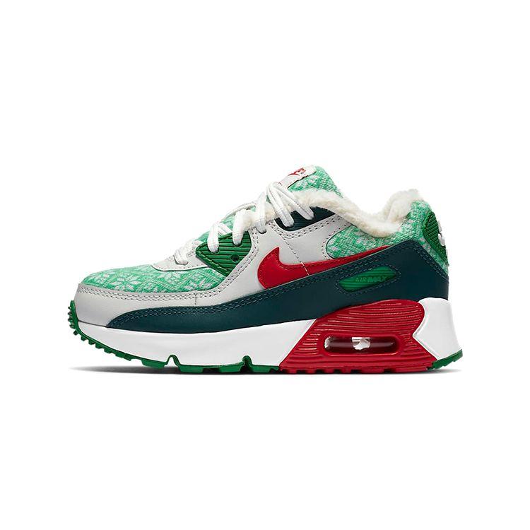 

Детские кроссовки Nike Air Max 90 PS Christmas Sweater White Dark-Atomic-Teal Lucky-Green DC1622-100