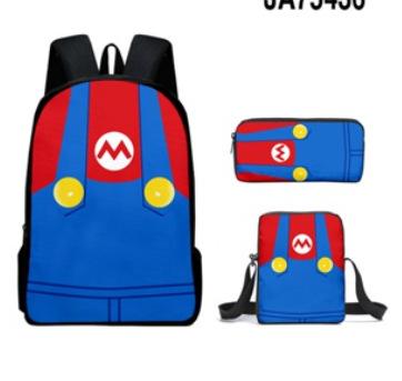 Super Elementary School Bag Cartoon Anime Backpack Mario Backpack Super Satchel