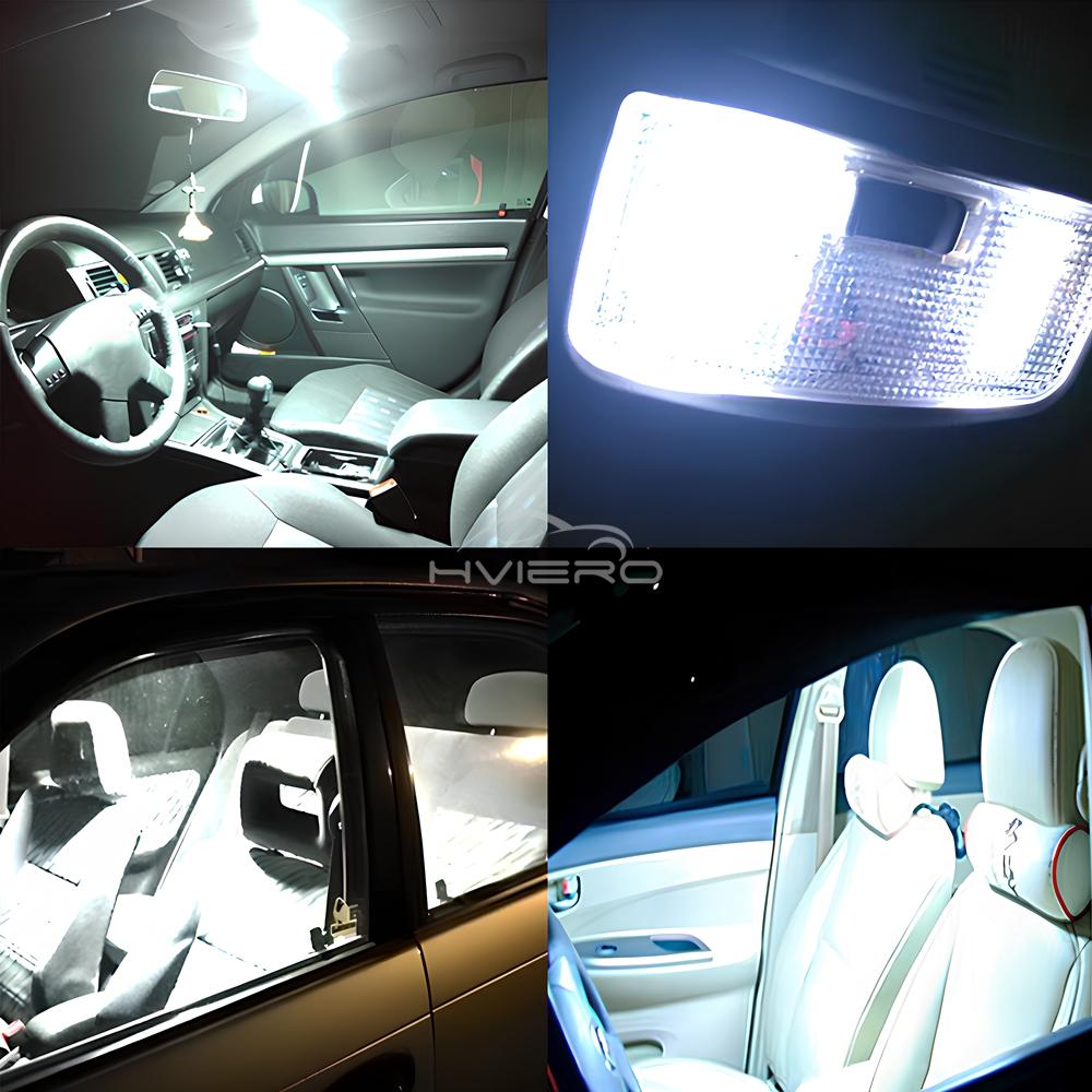 2/4/8/10pcs T10 C5W COB 16/24/36/48SMD Dome Festoon Reading Lamps Car Led Parking Bulb Auto Interior Panel License Plate Light