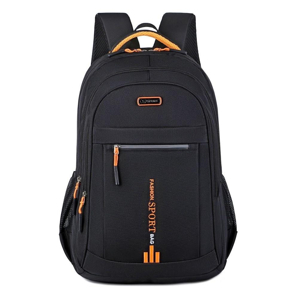 

Scratch Prevention Students Daypack Oxford Cloth Laptop Backpack Large Capacity School Bag Class помаранчевий