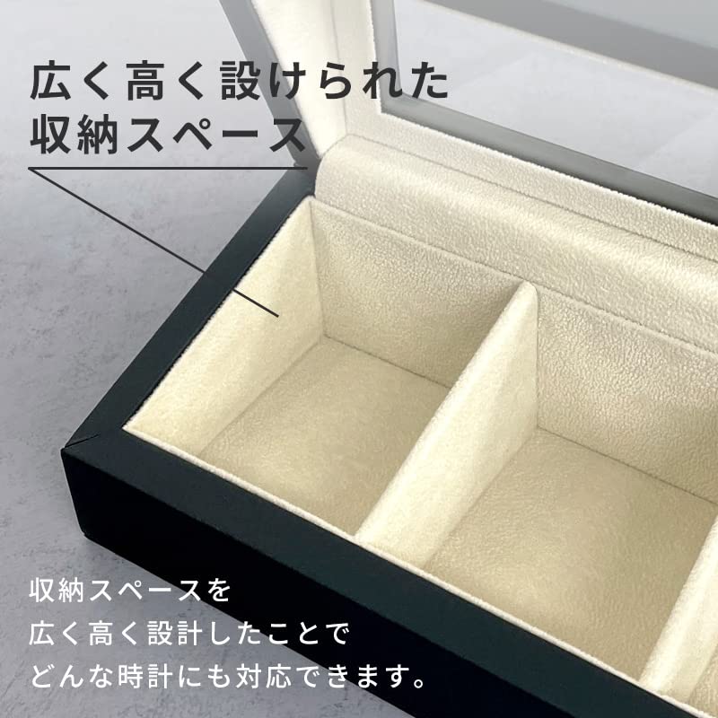 IGIMI W638 Luxury Watch Wooden Holds 4 with Green PU Officially Model IG04020408001 IG-ZERO Box, Case, Watches, Window, Leather, Imported,