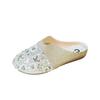 Fashion Round-toed Padded Mesh Half-slipper for Women In 2025 Summer Low-heeled Flat-bottomed, Lazy Person, Hollowed-out Women Slippers