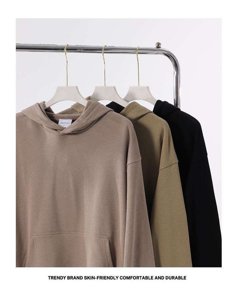 Men's & Women's Autumn/Winter 380g Combed Cotton Heavyweight Drop Shoulder Hoodie