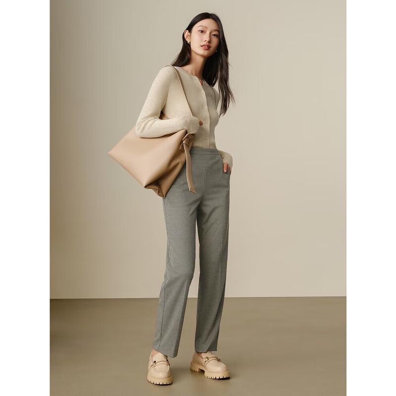 

JUZI ANNACO Женские вязаные зауженные брюки в гусиную лапку XL