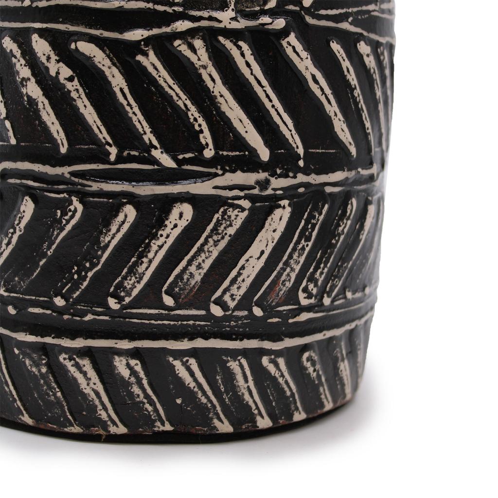 Vase Boho Greek Taper Chocolate