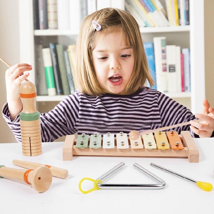 Children Waist Drum Toy Musical Instrument Percussion Toy Educational Baby Toy for Toddler Music and Sensory Development