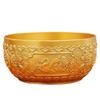 Brass Dragon and Phoenix Treasure Pot - Gold Eight Treasures Copper Bowl Ornament