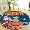 1pc NARUTO (5) Design Printed Area Round Carpet for Bedroom Living Room Home Decor Rugs Mat Non Slip Mat Rug for Bedside