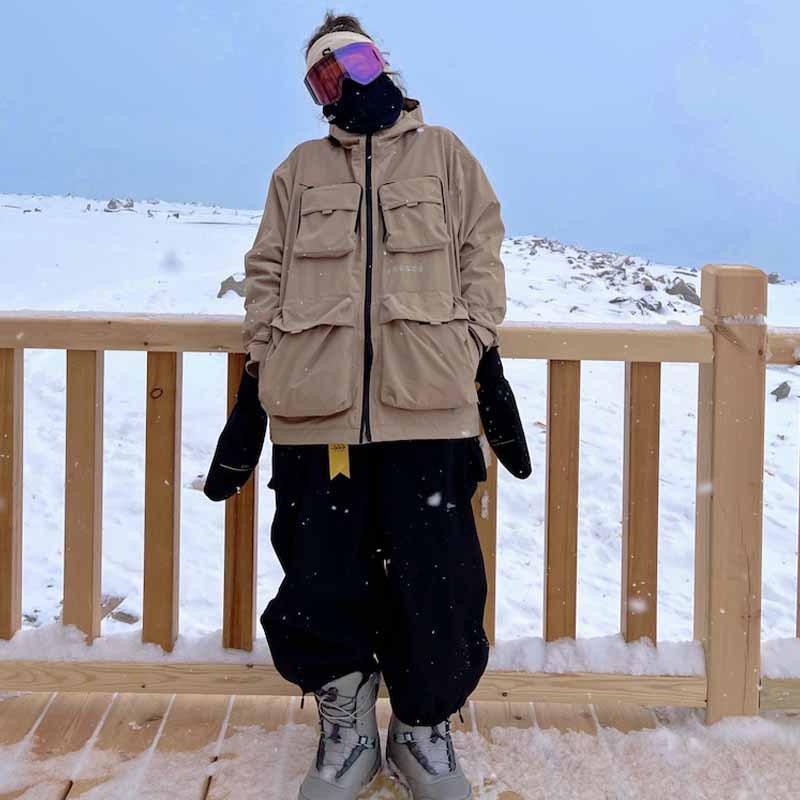 Pantaloni de schi unisex Ice Degree 2025: Costum de zăpadă cald, rezistent la apă, rezistent la vânt, rezistent la frig, rezistent la uzură pentru cupluri