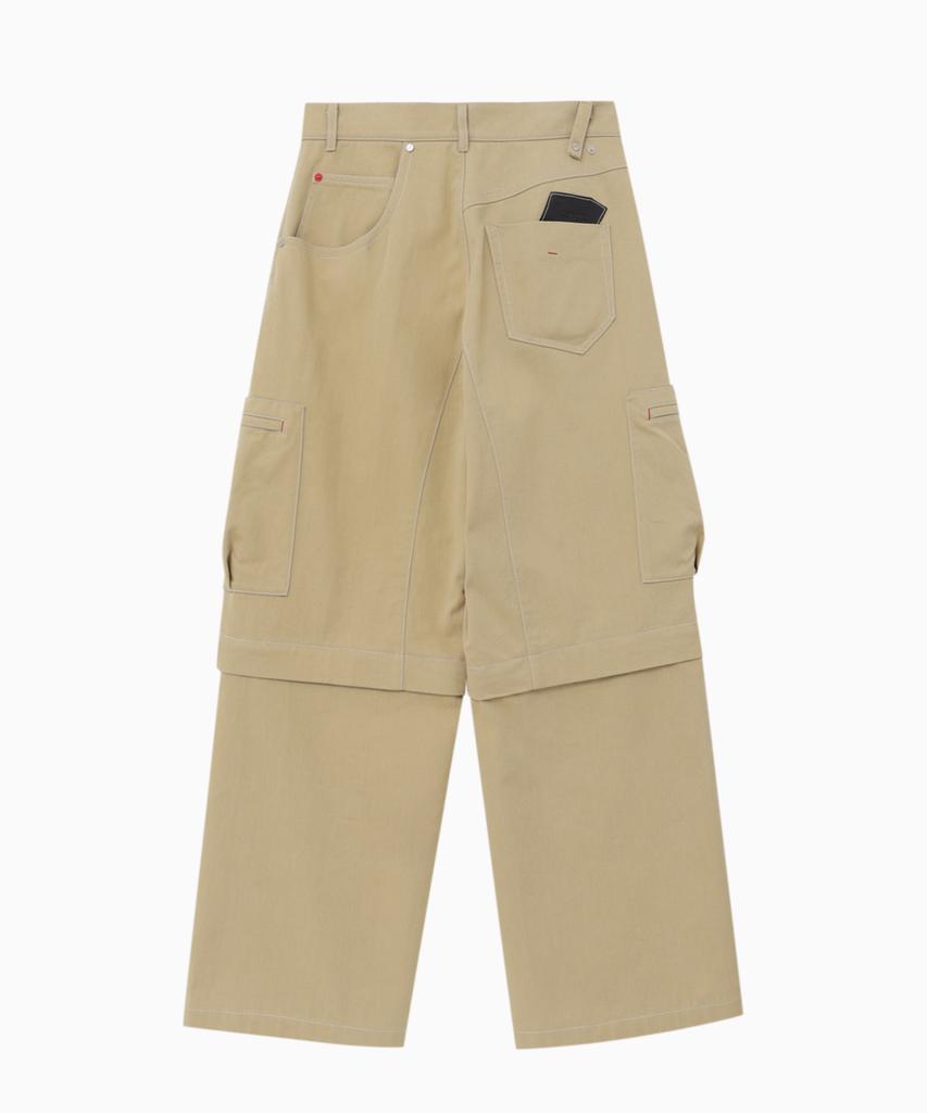 Jenyujeu Kajo Two-Way Detachable Pants - Beige
