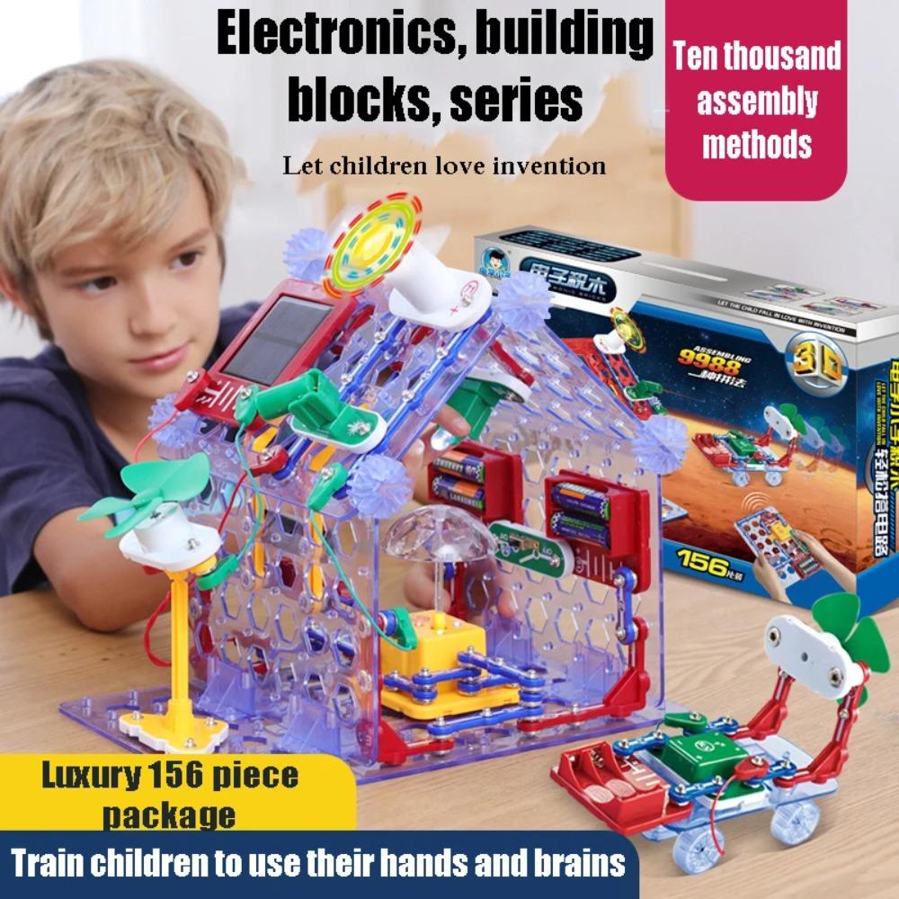 ANU Nuovo Circuito Blocco Elettronico Esperimento Scientifico Educativo Giocattoli Assemblati per Bambini Esplorazione Elettronica 8+