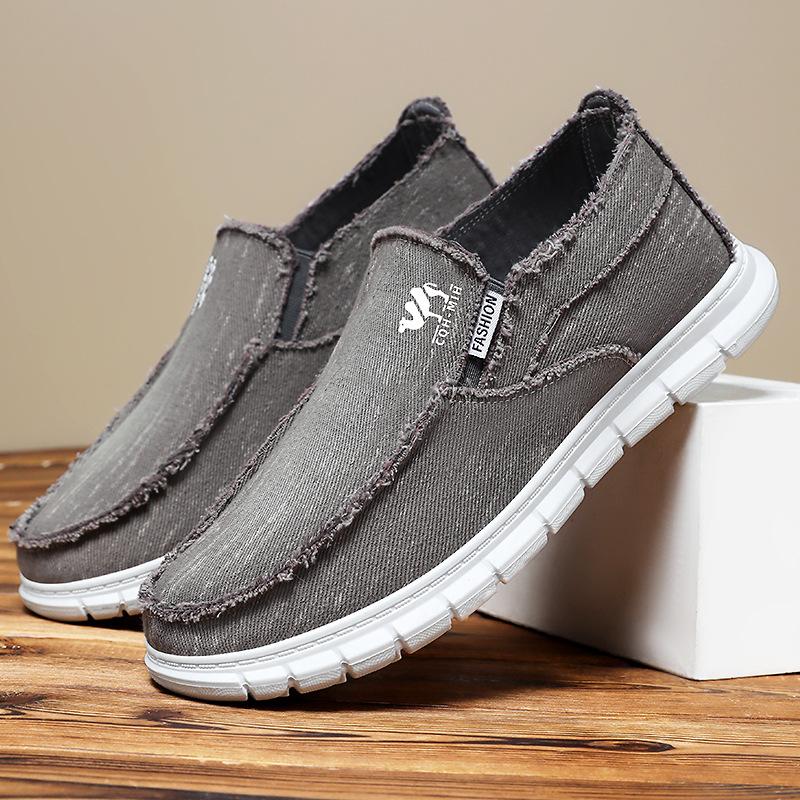 Shoes Men's Casual Shoes Men's Shoes Canvas Shoes Breathable Single Shoes Soft Sole