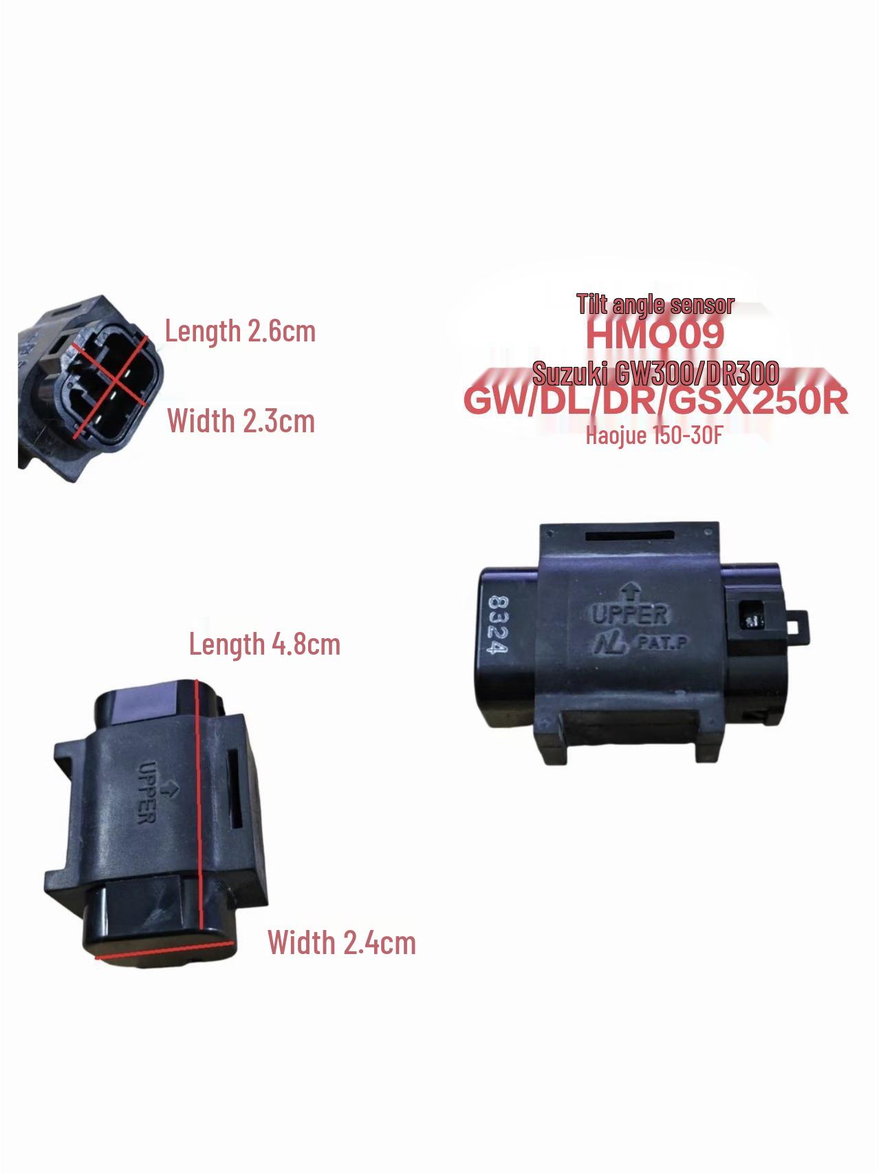 Motorcycle Tilt Angle Sensor for GW/300 DL/GSX250R Electronic Fuel Injection Systems.