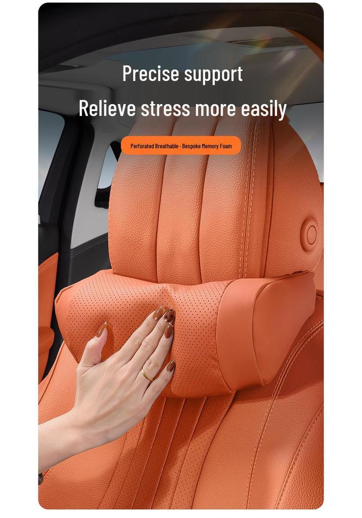 Ji Shi 01/ADAMAS Car Neck Support Pillow - Universal Comfort Headrest for All-Season Use