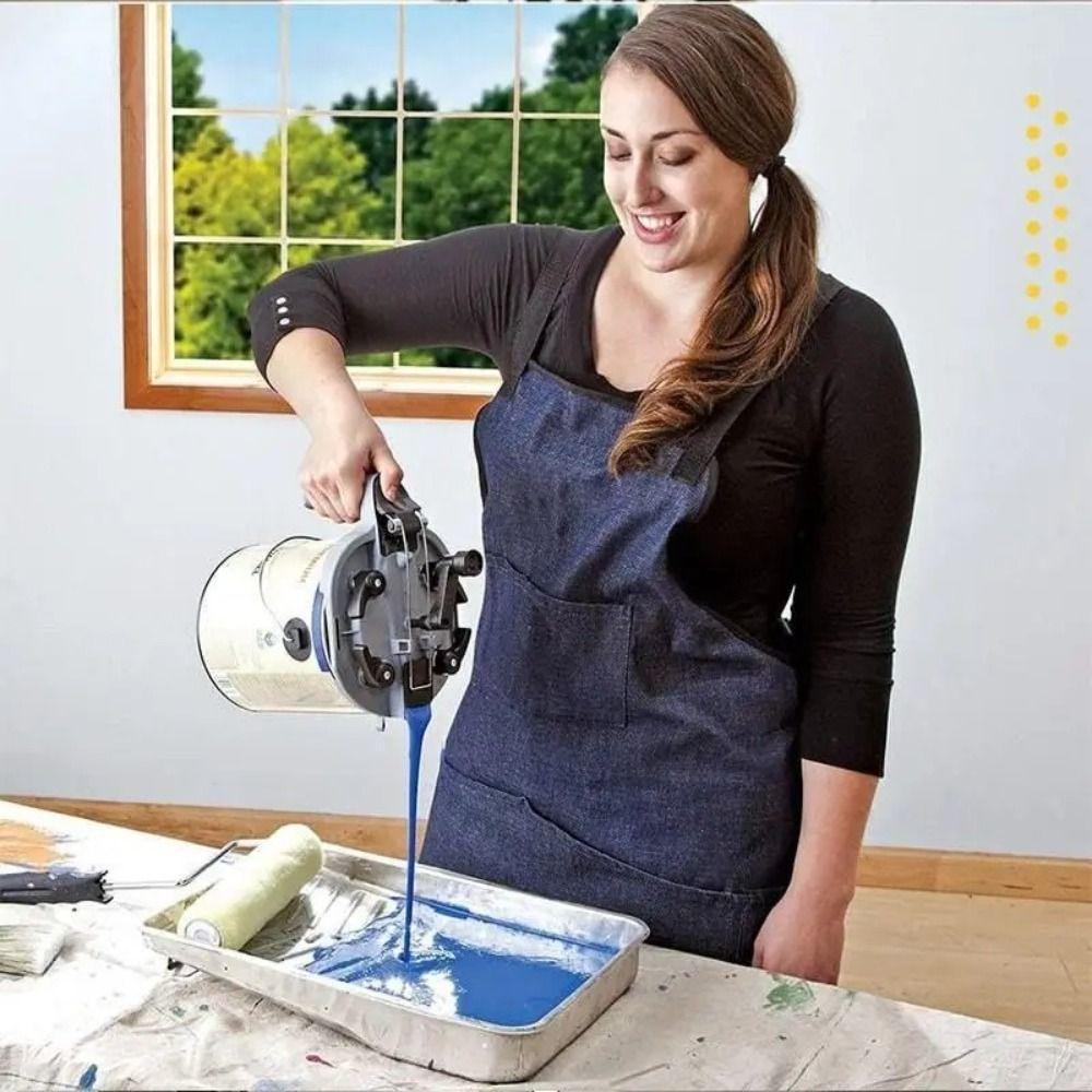 Mess-Free Paint Can Lid Mixer 1L/4L Coating Mixing Stirrer Paint Mix Cover  Paint Coating Mixing