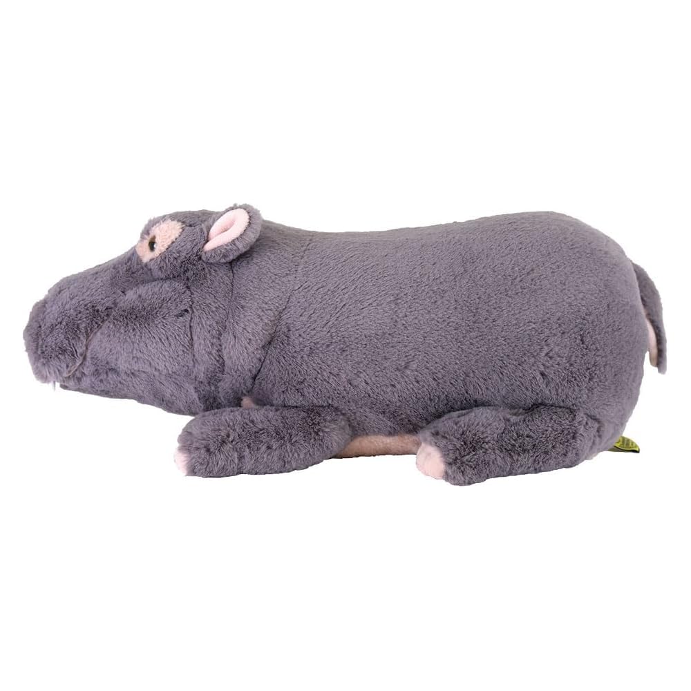 Sunlemon Hippo Plush Toy 25x44x17cm Cute Animal Zoo Stuffed Animal