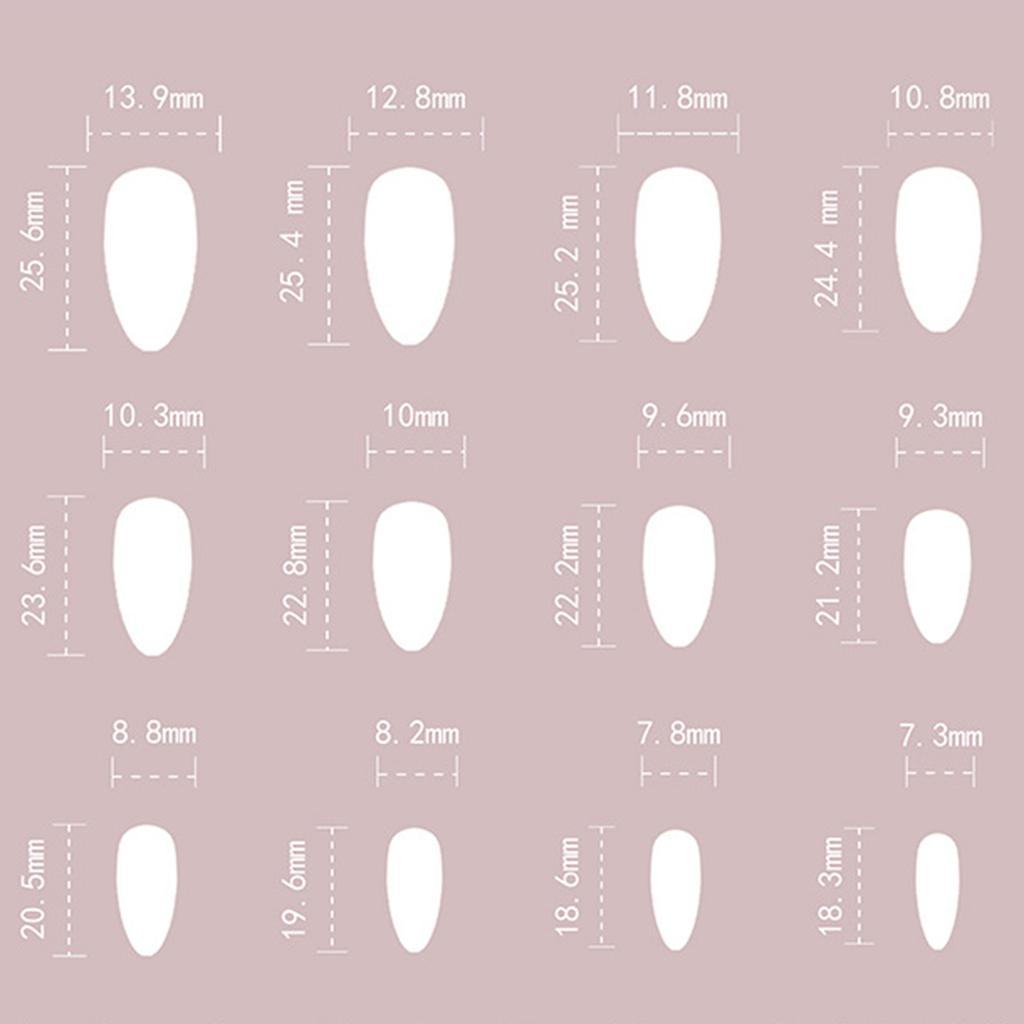 24Pcs French Pink Ice Butterfly Bow Fake Nails for Women
