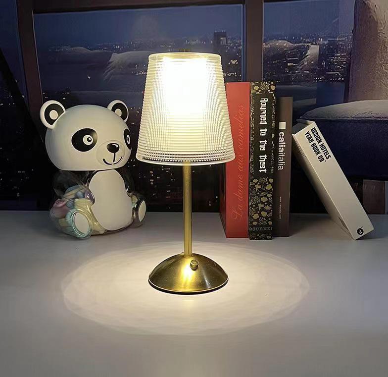 Luxury Crystal Pumpkin Bedside Lamp: Elegantly Designed Charging Night Light with a Simple Atmosphere