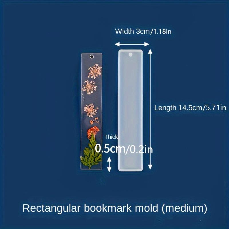 Silicone Animal Shape Bookmark Mold, DIY Epoxy Resin Casting Tool with Tassels Pendants for Jewelry Handmade Art Craft Making