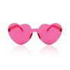 FEISEDY Rimless Sunglasses with UV Clear Set of B2826 Women's Protection, Heart-Shaped Design, Lenses, 2,