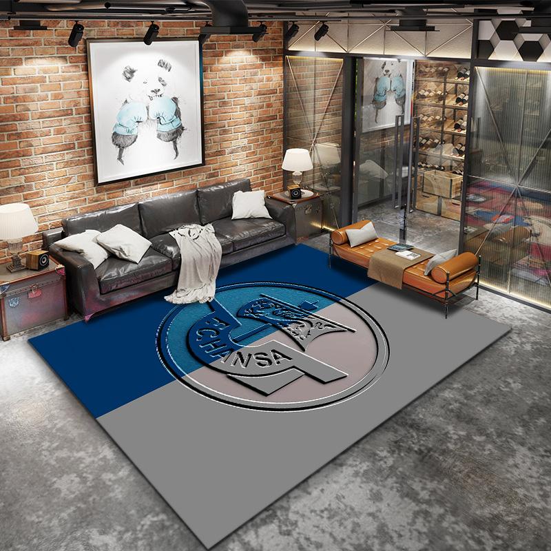 FC Hansa Rostock Teppich Teppich für Wohnzimmer Schlafzimmer Zuhause Sofa Dekoration Kinder Spielen Rutschfeste Bodenmatte